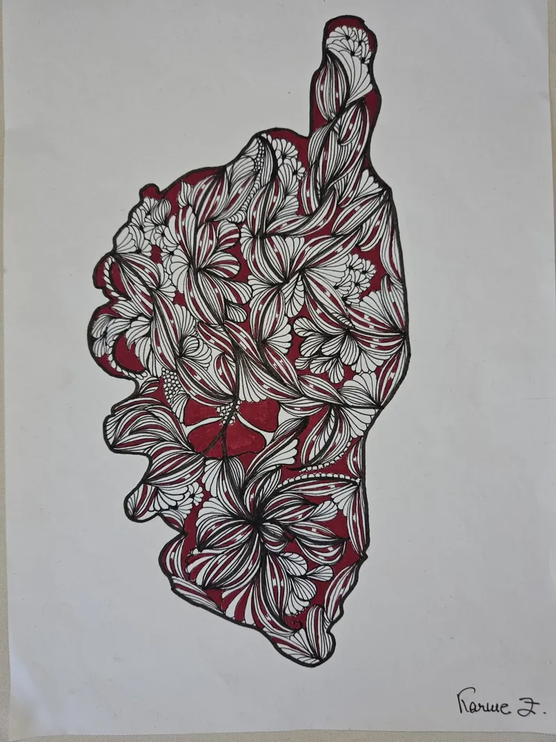 corsica poster con telaio in plastica da L'Atelier des merveilles