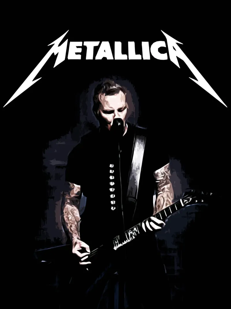James Hetfield Metallichead groupe musique 33 Art hahnemühle de music soul