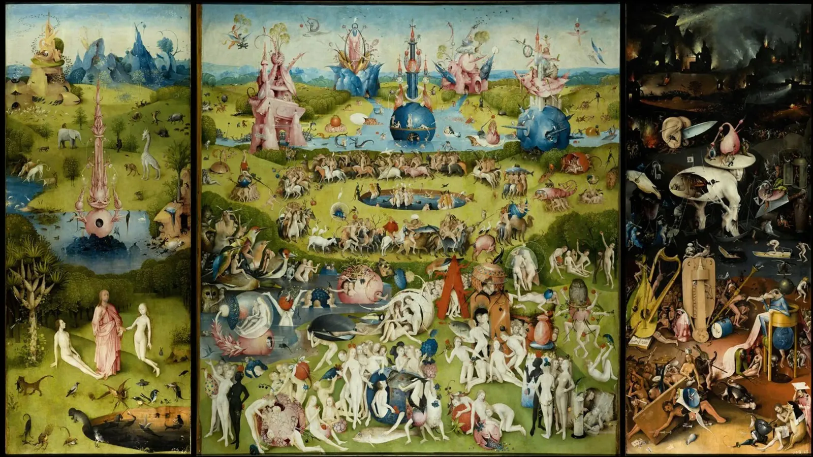 The Garden of Earthly Delights by Jheronimus Bosch hahnemühle by 50 masterpieces
