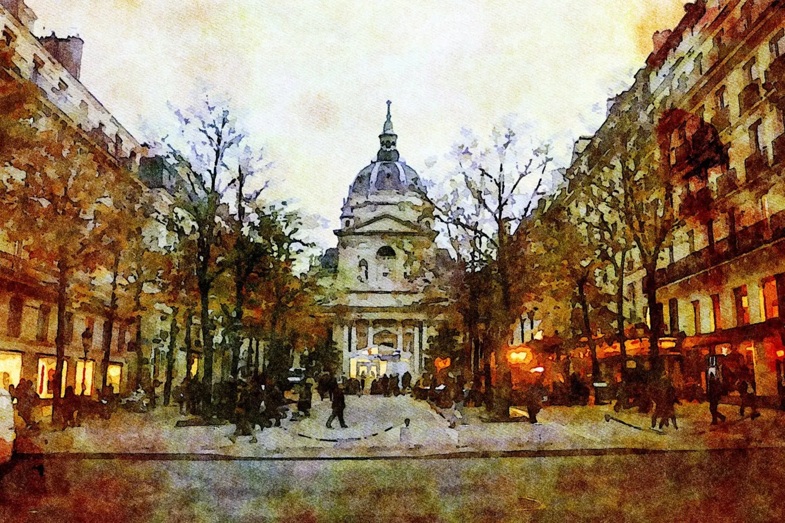 A Parigi pellicola backlit da Massimo Frascogna