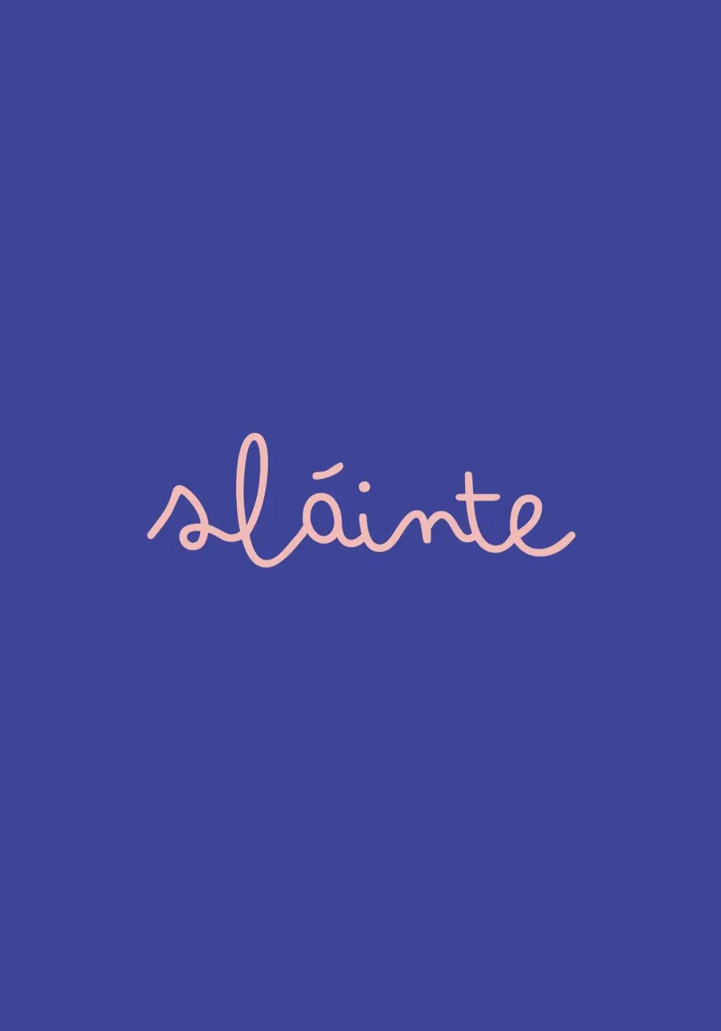 Sláinte (Salute) tela con Cornice a cassetta da Ayleen