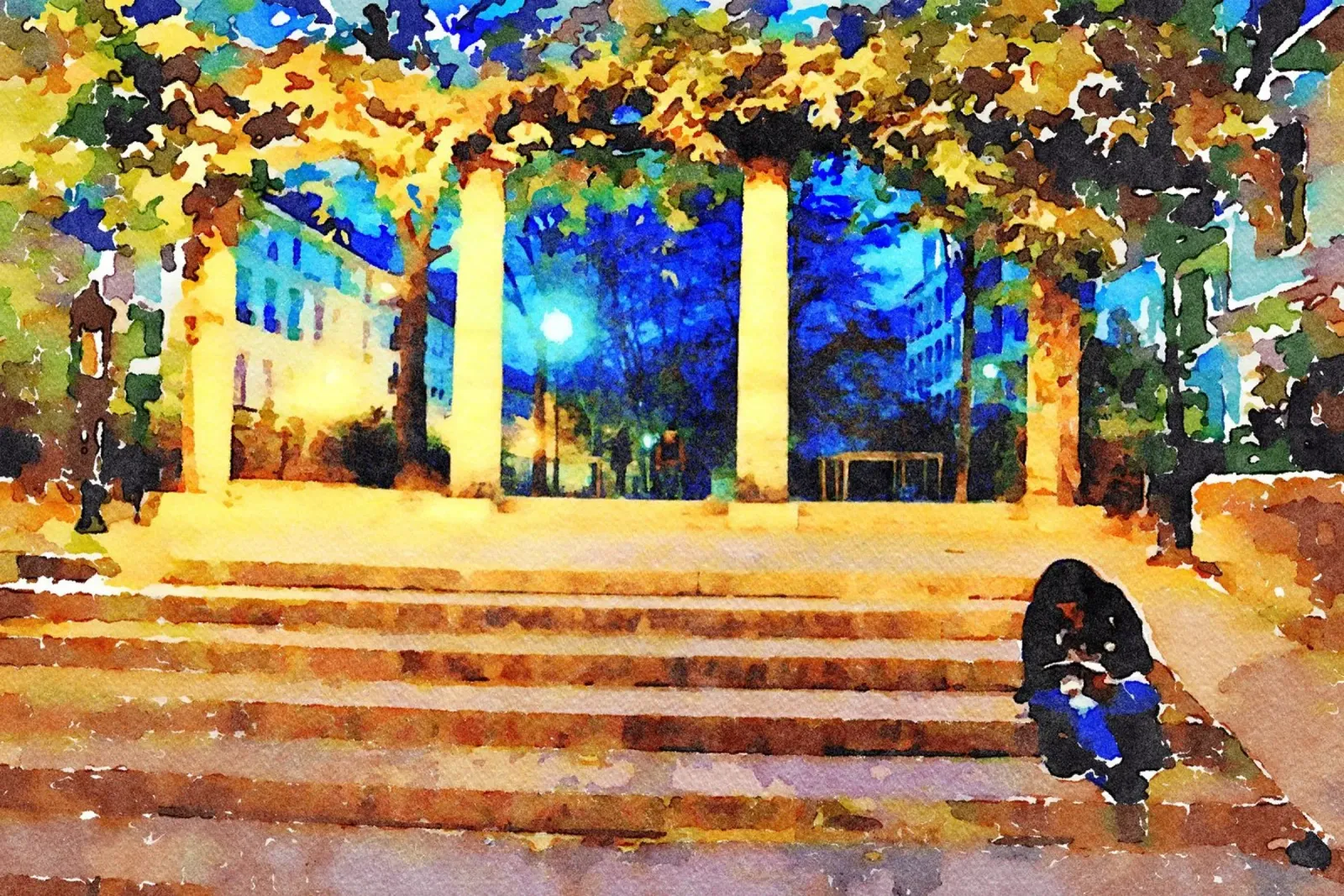 A Parigi poster da Massimo Frascogna