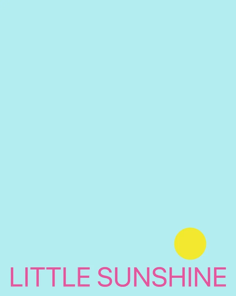 Piccolo sole tela con Cornice a cassetta da Sunshine Design