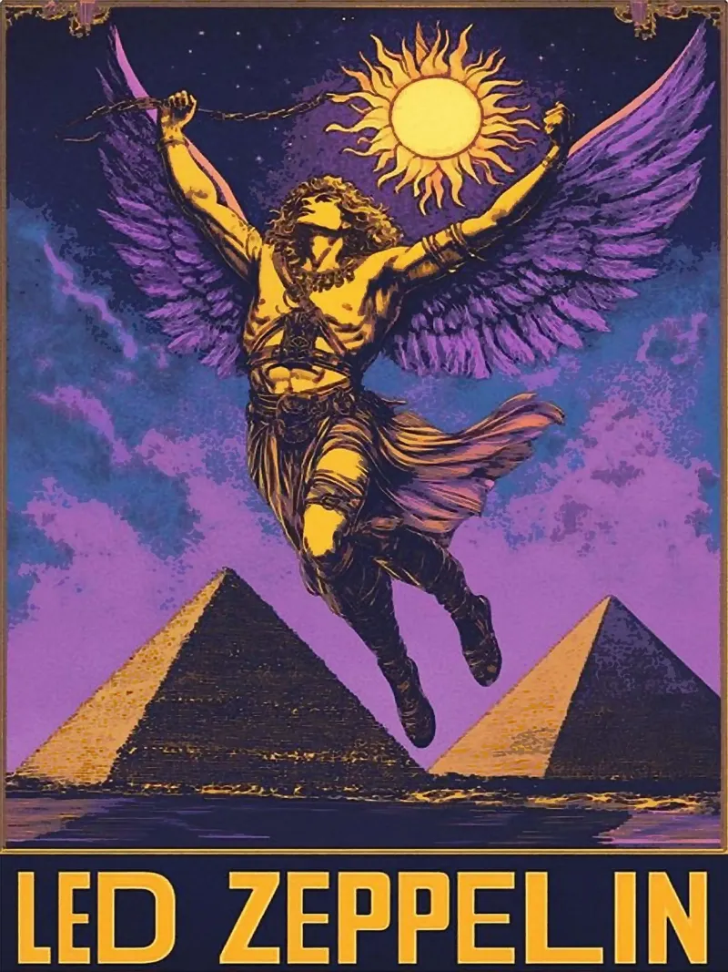 Le groupe Led Zeppelin hahnemühle de vanhesling