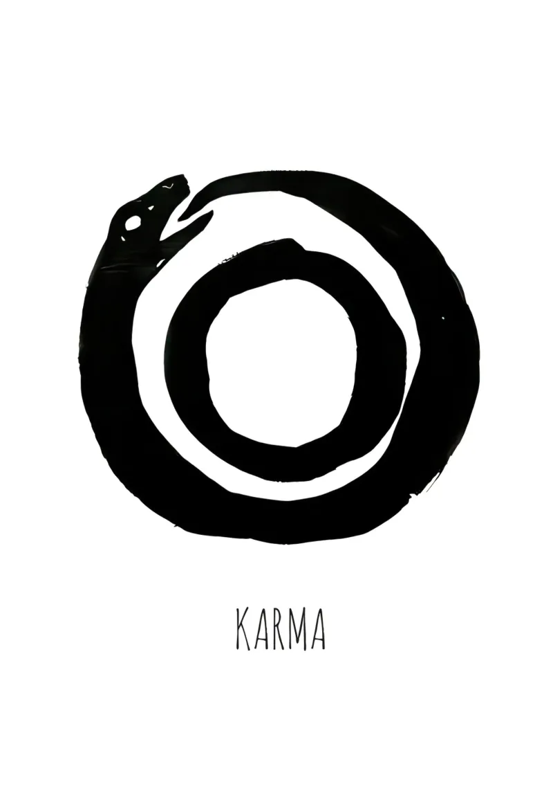 Karma is a full Circle pellicola backlit da Attaboy Dsgn