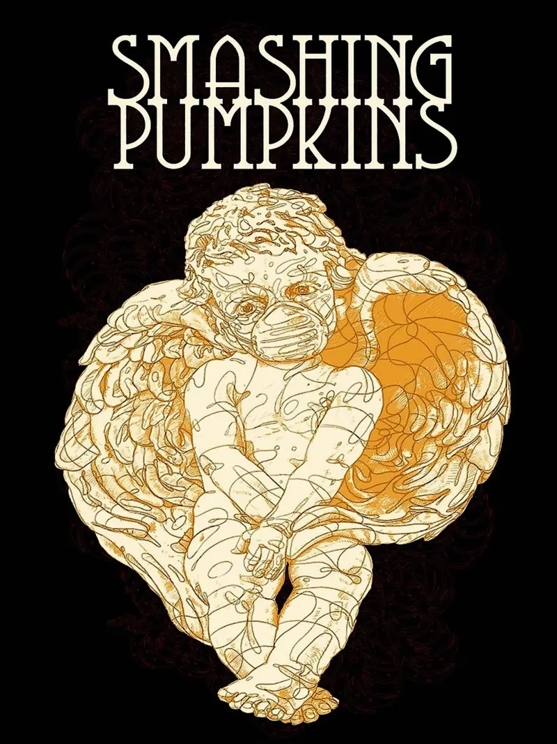 La band Smashing Pumpkin pellicola backlit da vanhesling