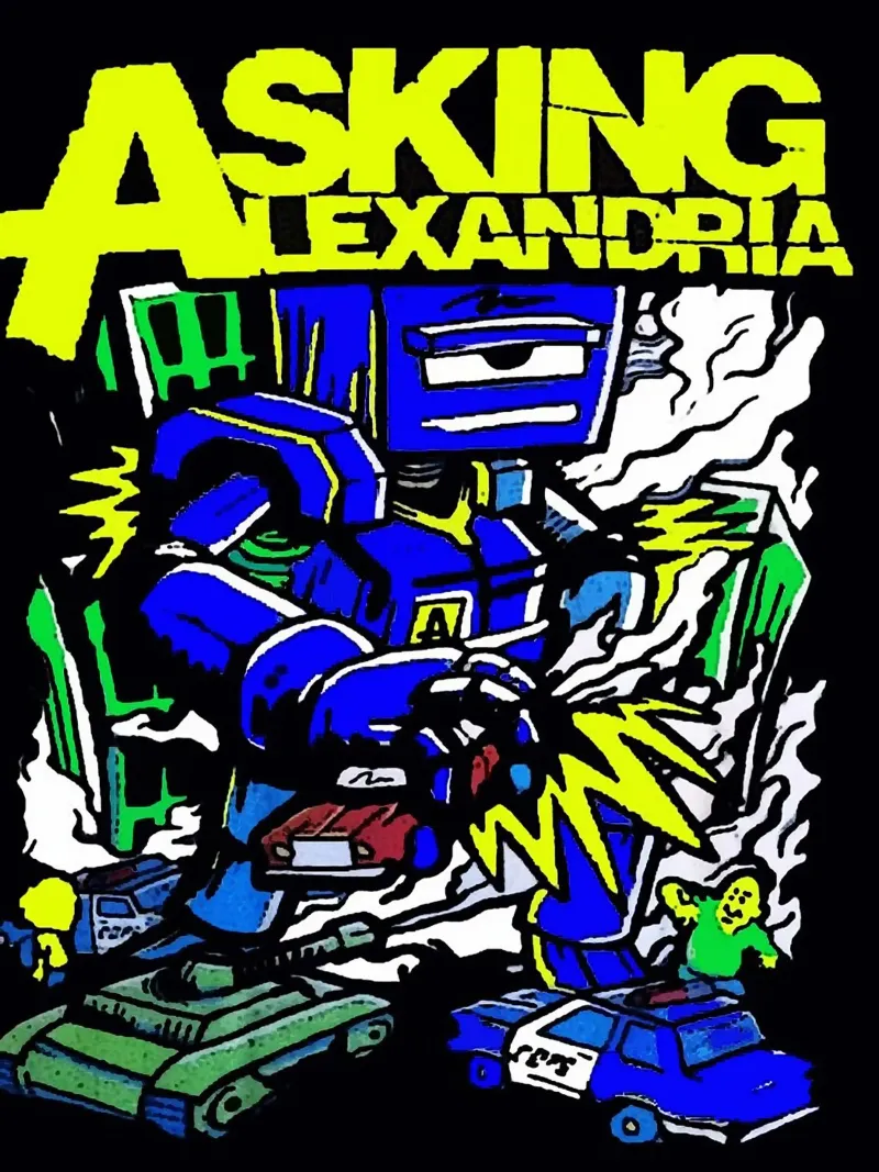 Groupe Asking Alexandria hahnemühle de vanhesling