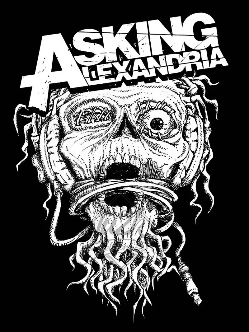 Groupe Asking Alexandria hahnemühle de vanhesling
