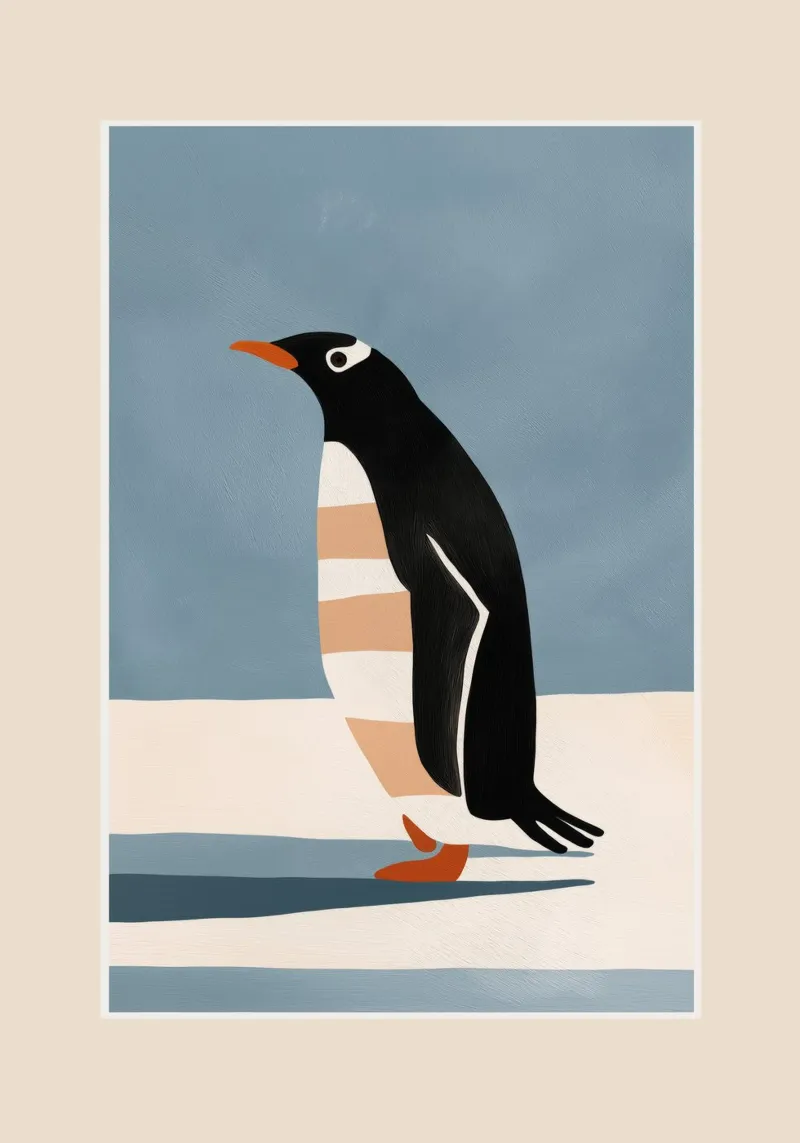 Penguin on Ice pellicola backlit da cityart