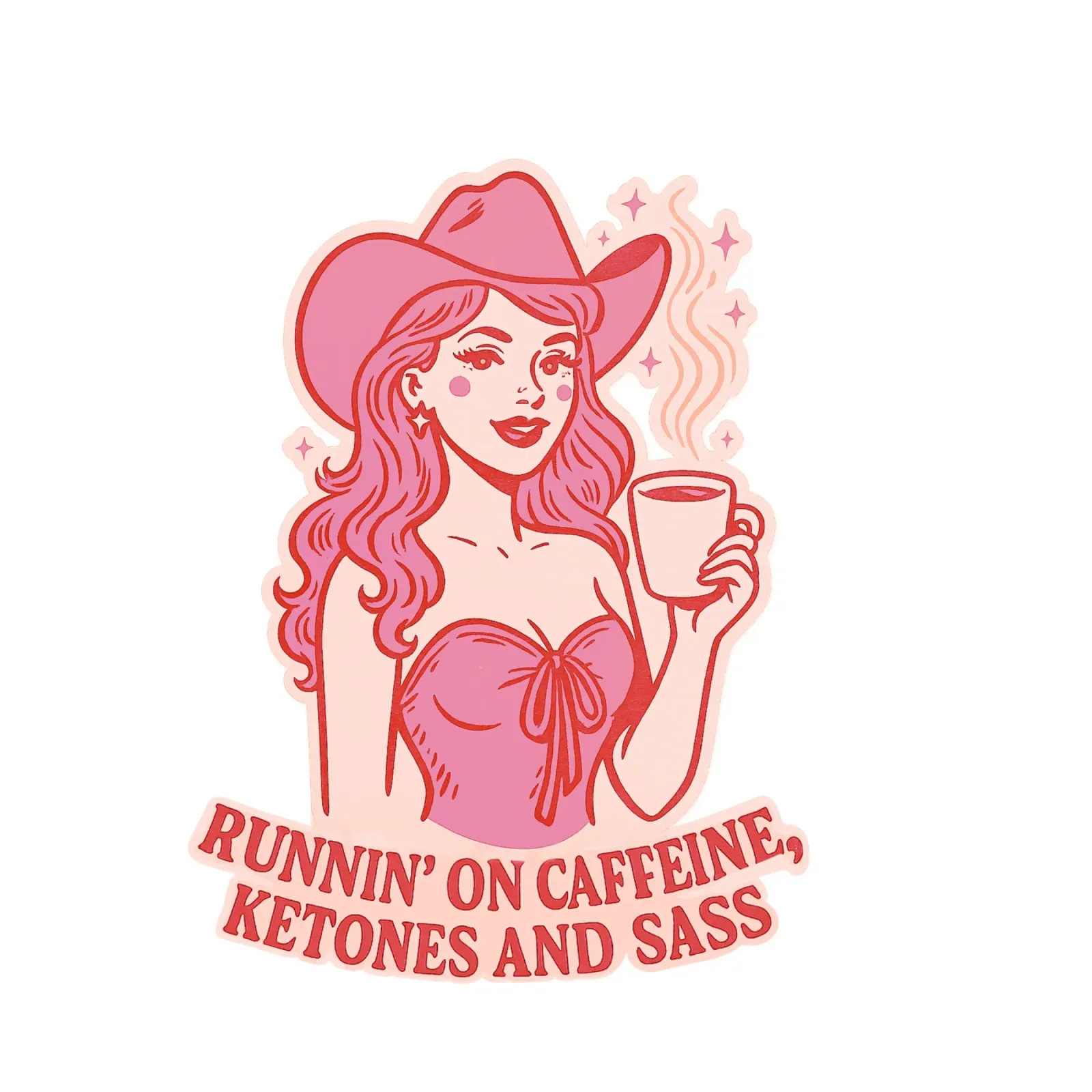 Runnin on Caffeine, Ketones and Sass pellicola backlit da Taika Tori Art