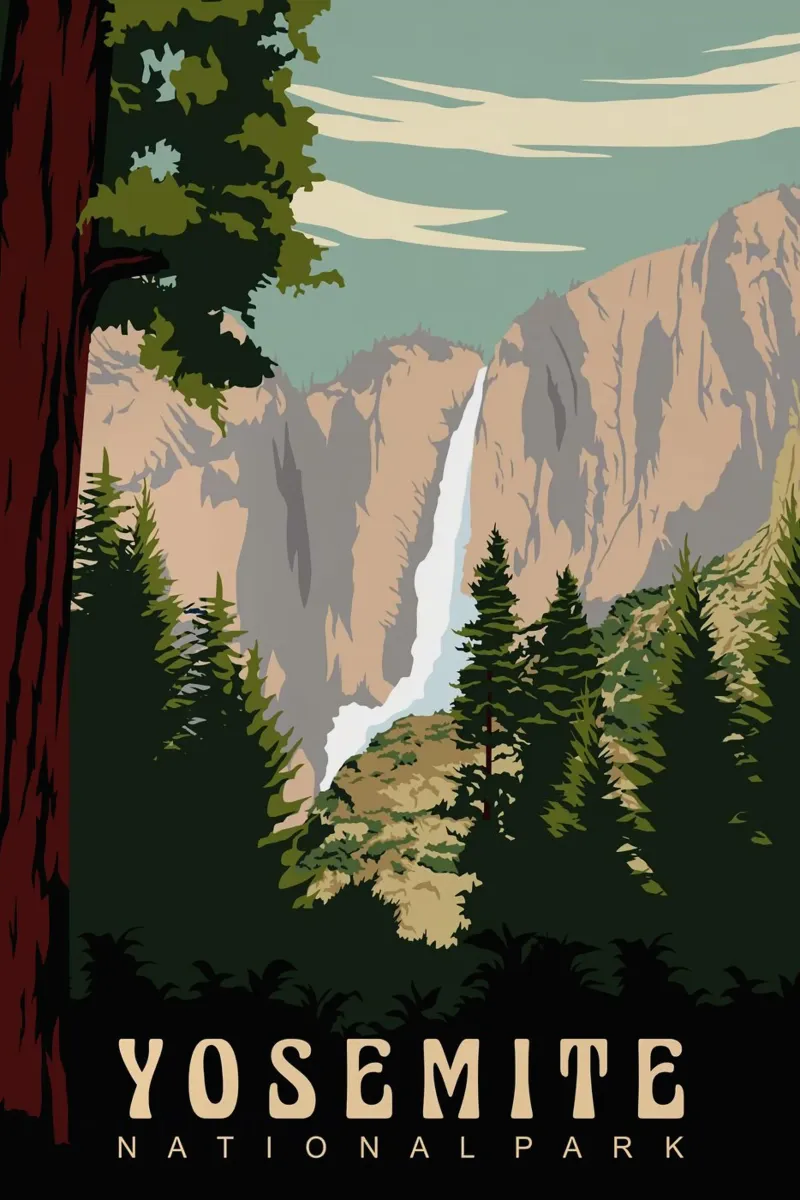 Yosemite I plexiglass da Morgan Scotts
