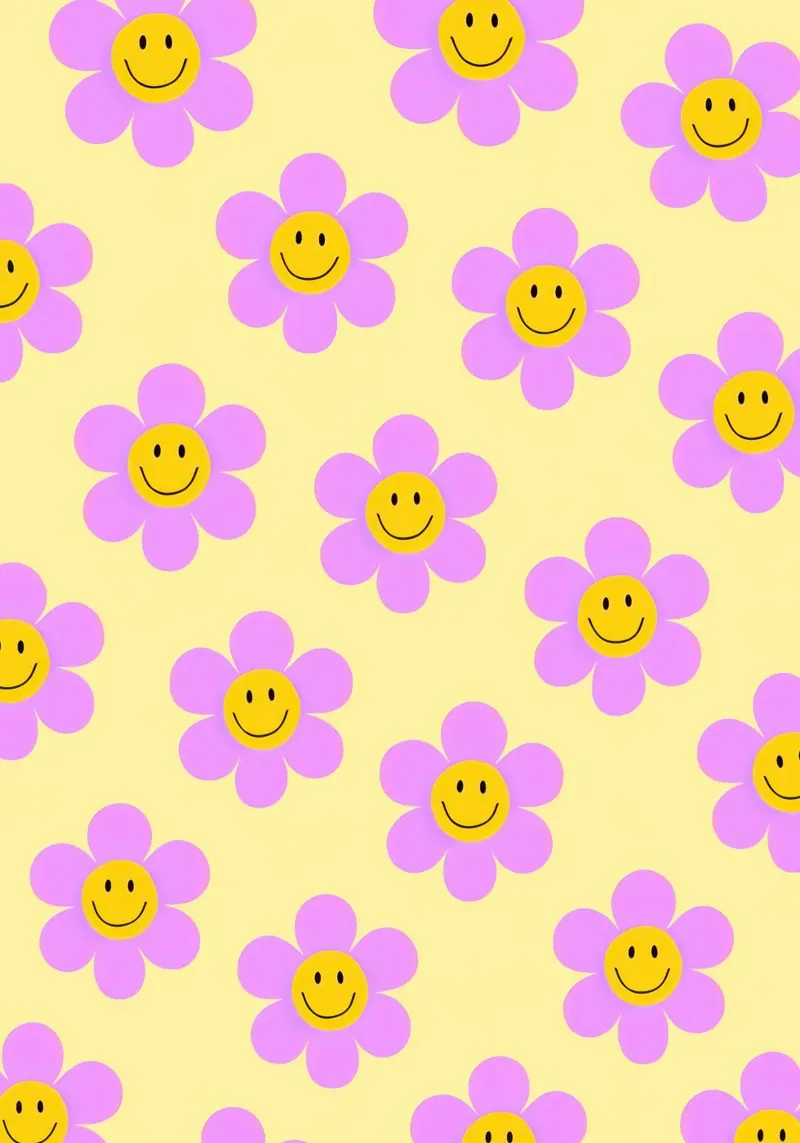 Sunflower Smile Pattern pellicola backlit da Attaboy Dsgn