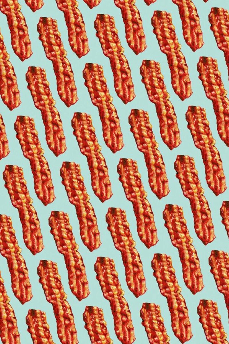 Bacon Pattern pellicola backlit da Kelly Gilleran