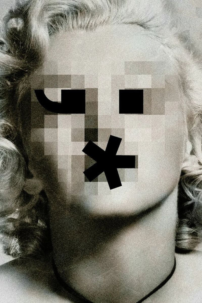 Retro Pop Emoticons Marilyn Leinwand von Butcher Billy
