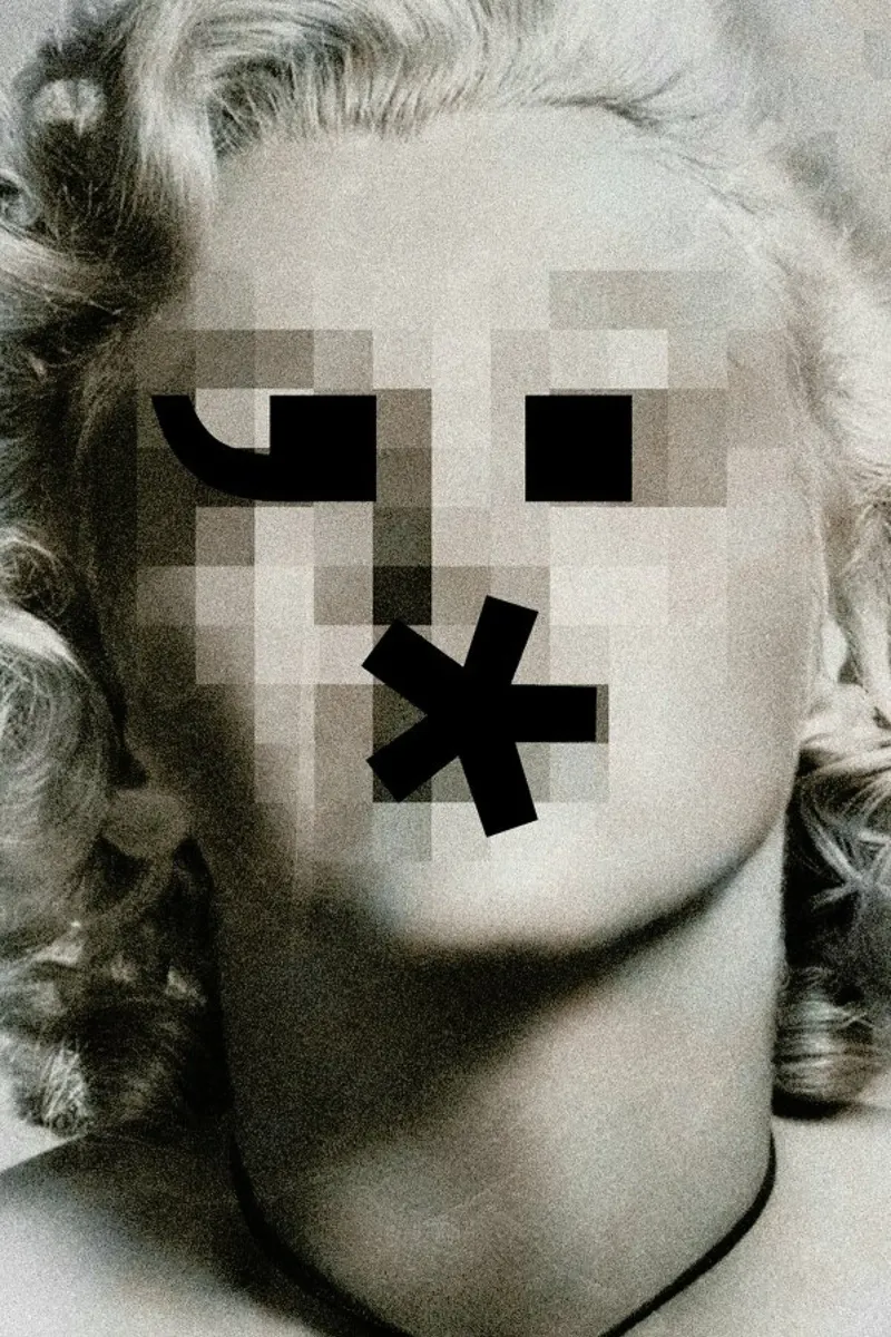 Retro Pop Emoticons Marilyn carta hahnemühle da Butcher Billy