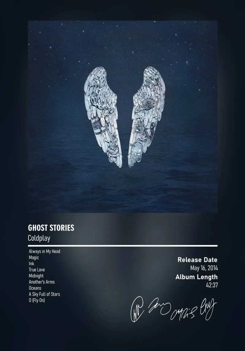 Ghost Stories By Coldplay pellicola backlit da DGUnder