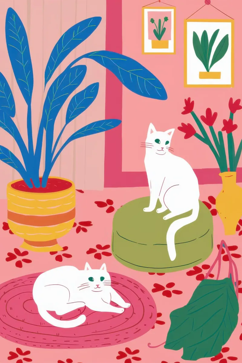Serene Feline Sanctuary poster by Monuments Fire