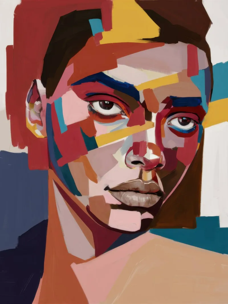 Mirada fragmentada Cubismo metacrilato de Reds Jays