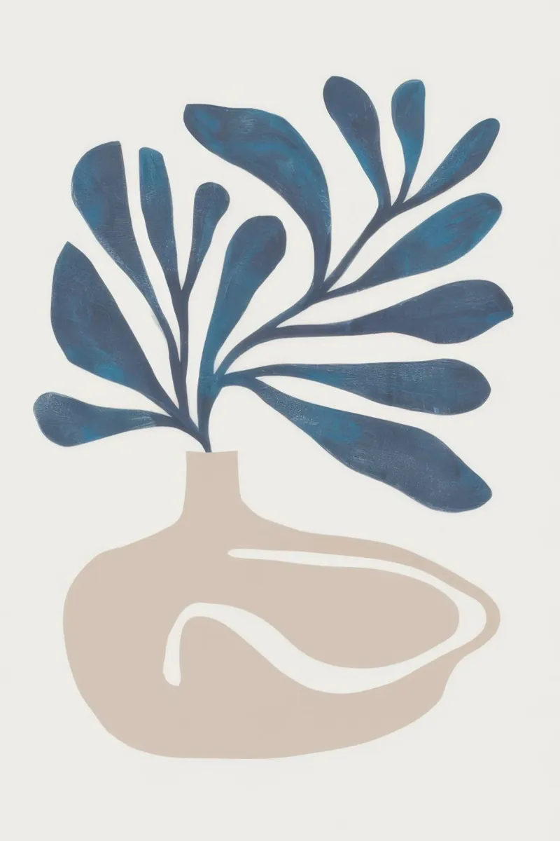 Minimalist Leaf Form hahnemühle by Reds Jays