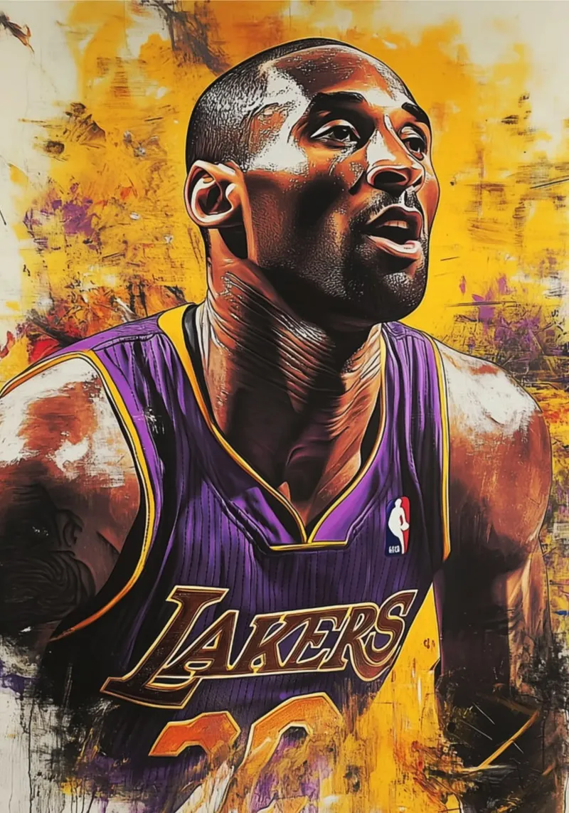 Kobe Bryant art pellicola backlit da Lembayung art