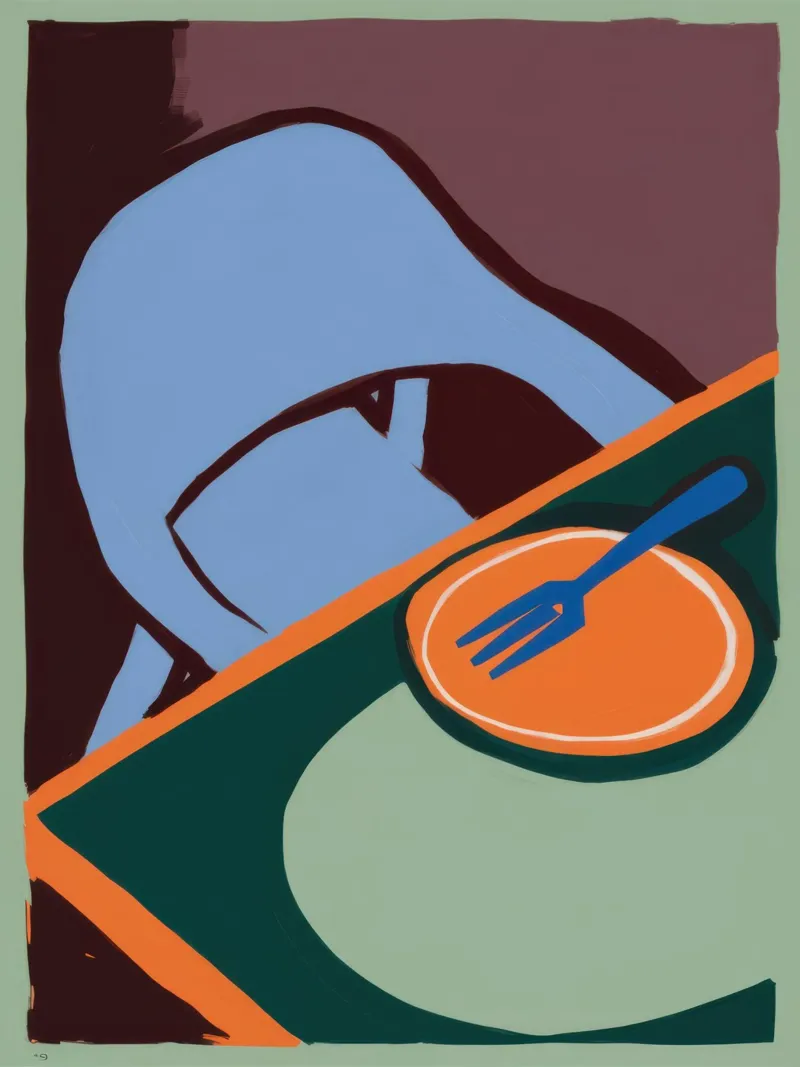 Deconstructed Eetbord canvas van Giant Foxs