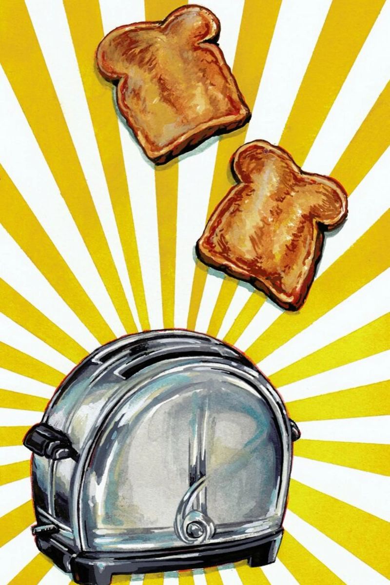 Toaster and Toast pellicola backlit da Kelly Gilleran