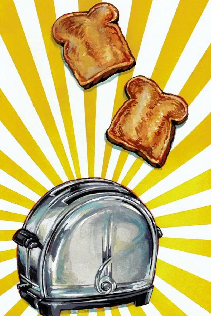 Toaster and Toast pellicola backlit da Kelly Gilleran