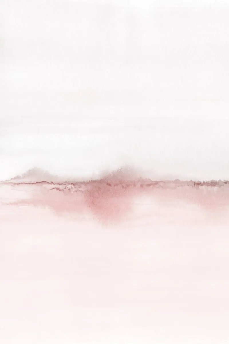 Dittico minimalista di paesaggi rosa e grigi 1/2 pellicola backlit da NouveauPrints