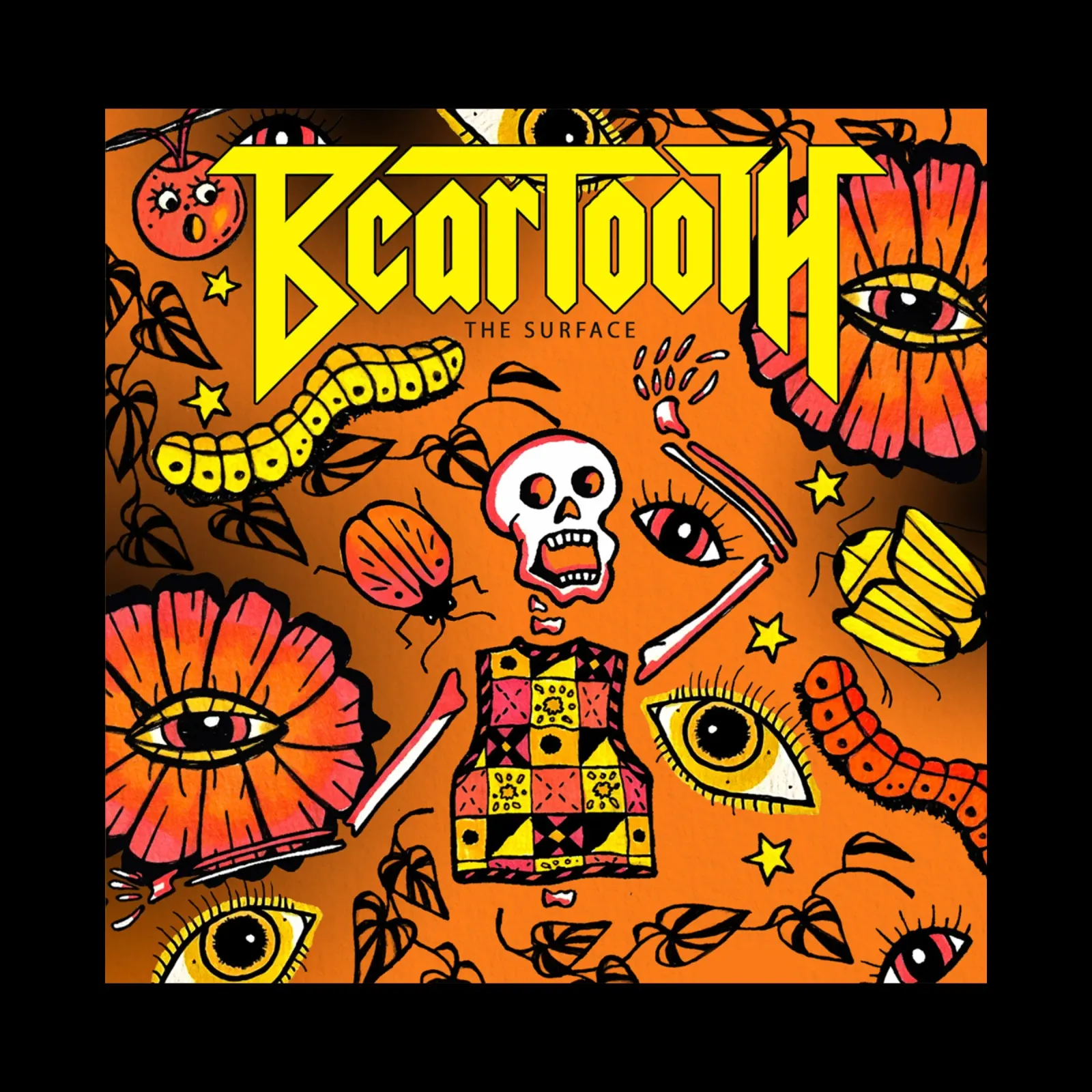 Poster d'arte vintage con teschio Beartooth poster con telaio in plastica da https://www.juniqe.com/uk/shop/Henndraws