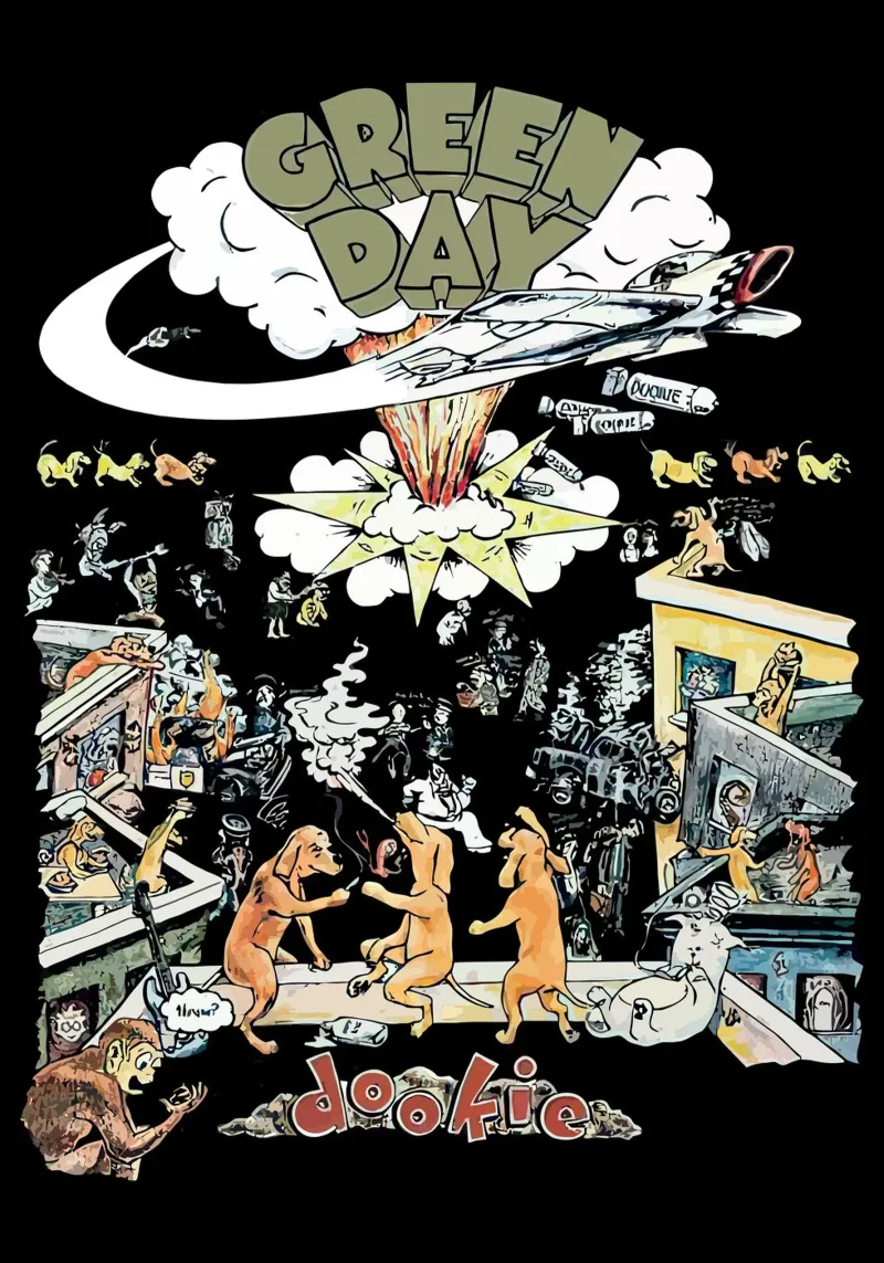 Greenday Cover Albums Image Forex-Platte von Musadad Shop