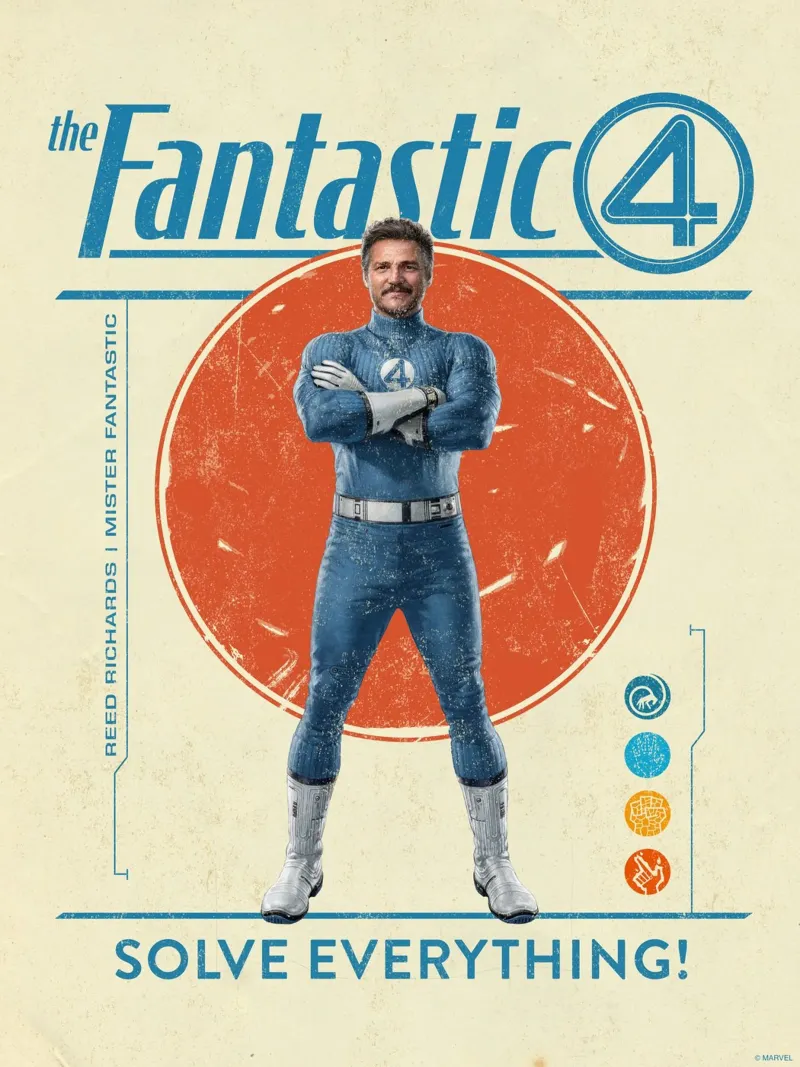 Fantastic 4 - Solve Everything poster con telaio in plastica da FANTASTIC 4 by JUNIQE