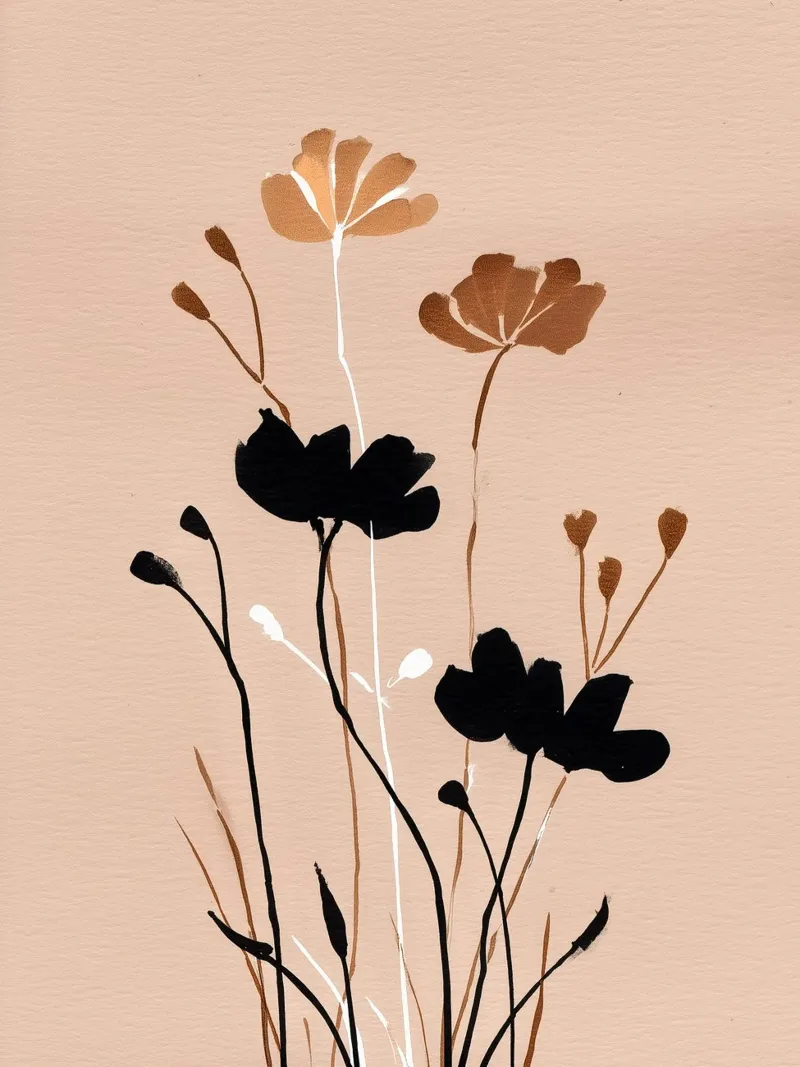 Fioritura di fiori di frassino poster con telaio in alluminio da Seed & Signal