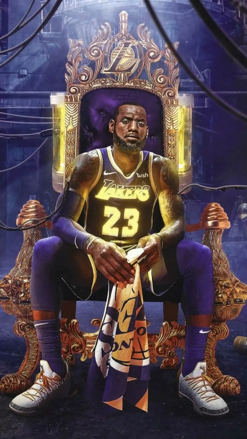 Lakers 23 Legend canvas by FAKE ARTWORK STORE