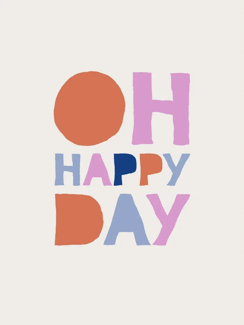 Oh happy day pellicola backlit da we line studio - art