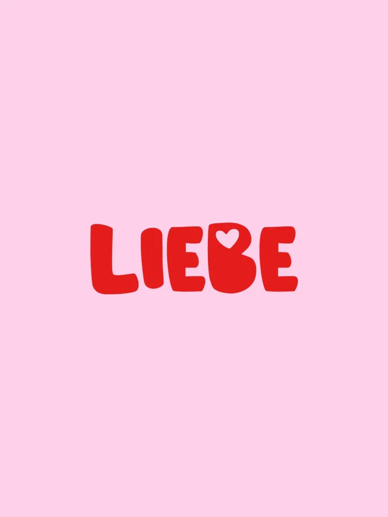 Liebe Love poster by Attaboy Dsgn