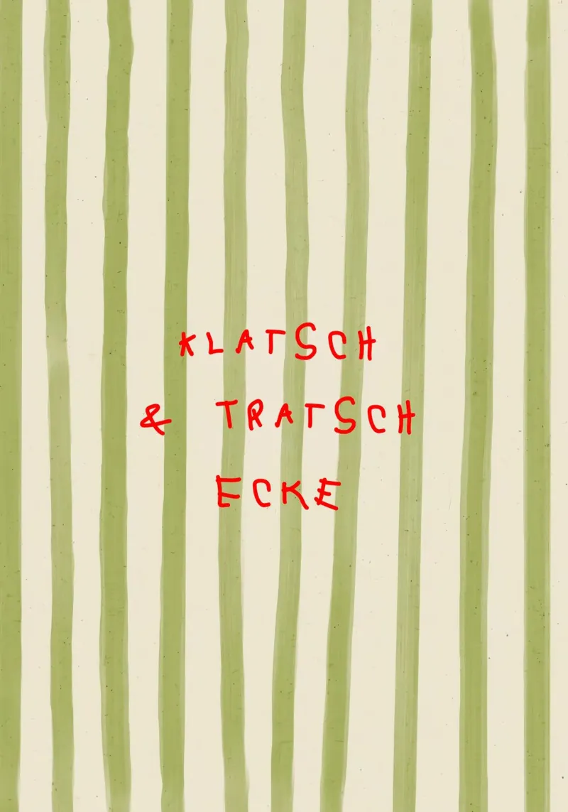 Klatsch & Tratsch Ecke pellicola backlit da Attaboy Dsgn