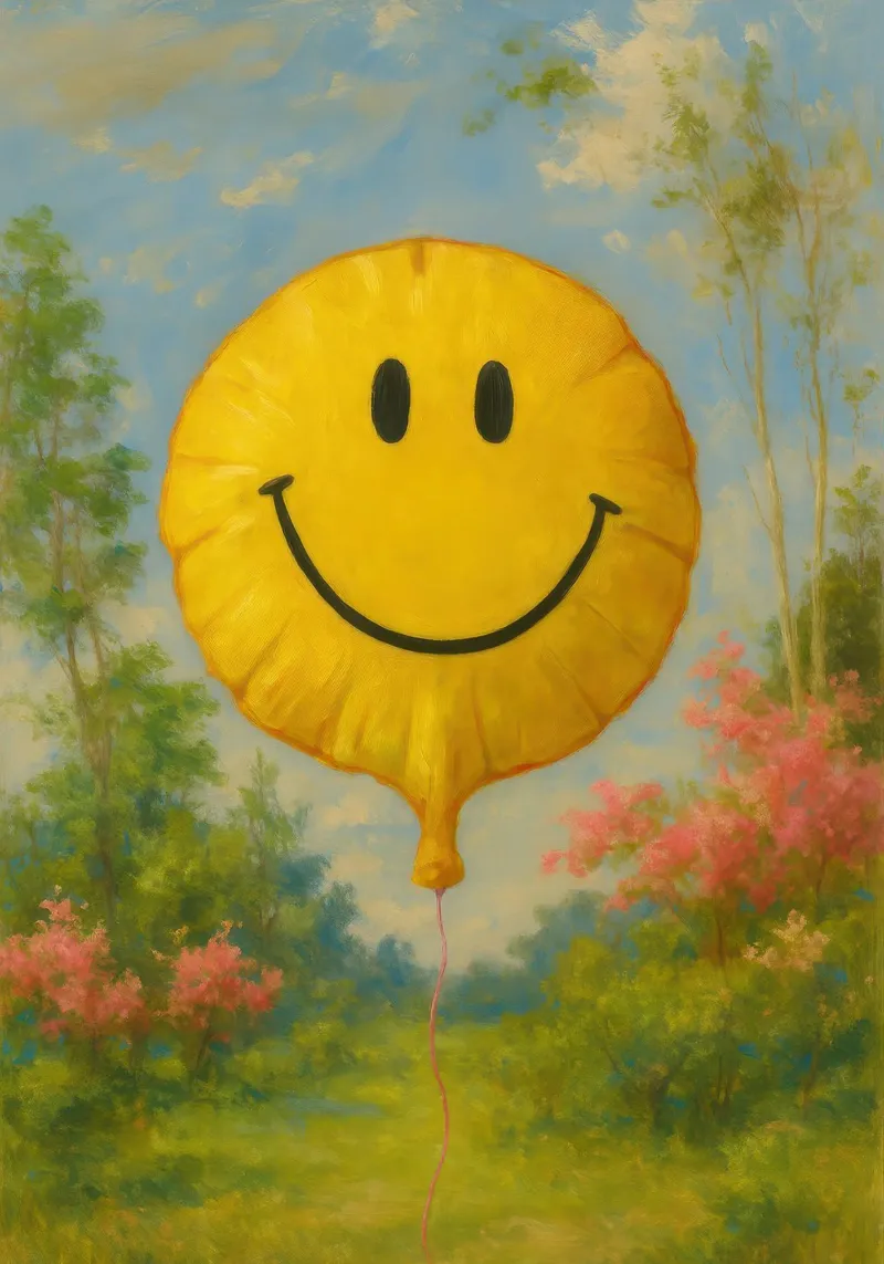 Smiling Balloon plexiglass da Attaboy Dsgn