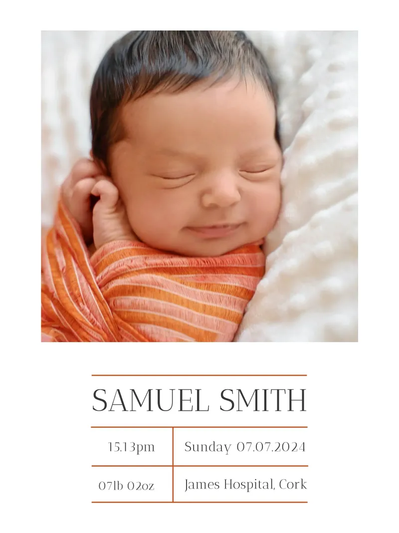 Stampa personalizzata per il compleanno del bambino poster con telaio in legno da Prints By Ayleen