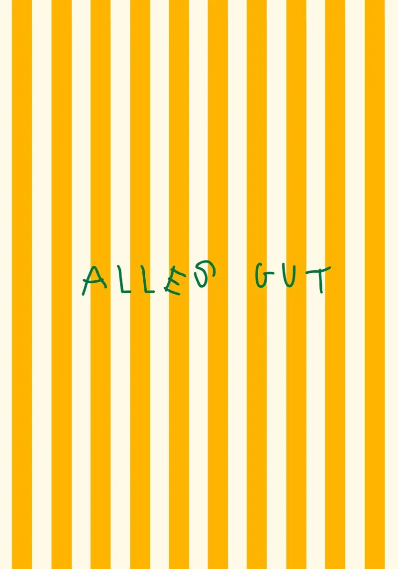 Alles Gut - All is Well pellicola backlit da Attaboy Dsgn