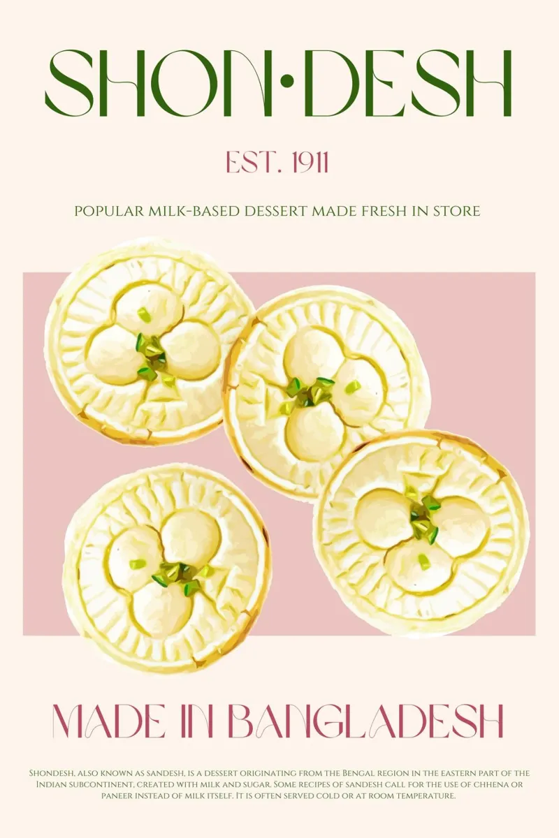 Shondesh Print forex plate by KOKRPrints