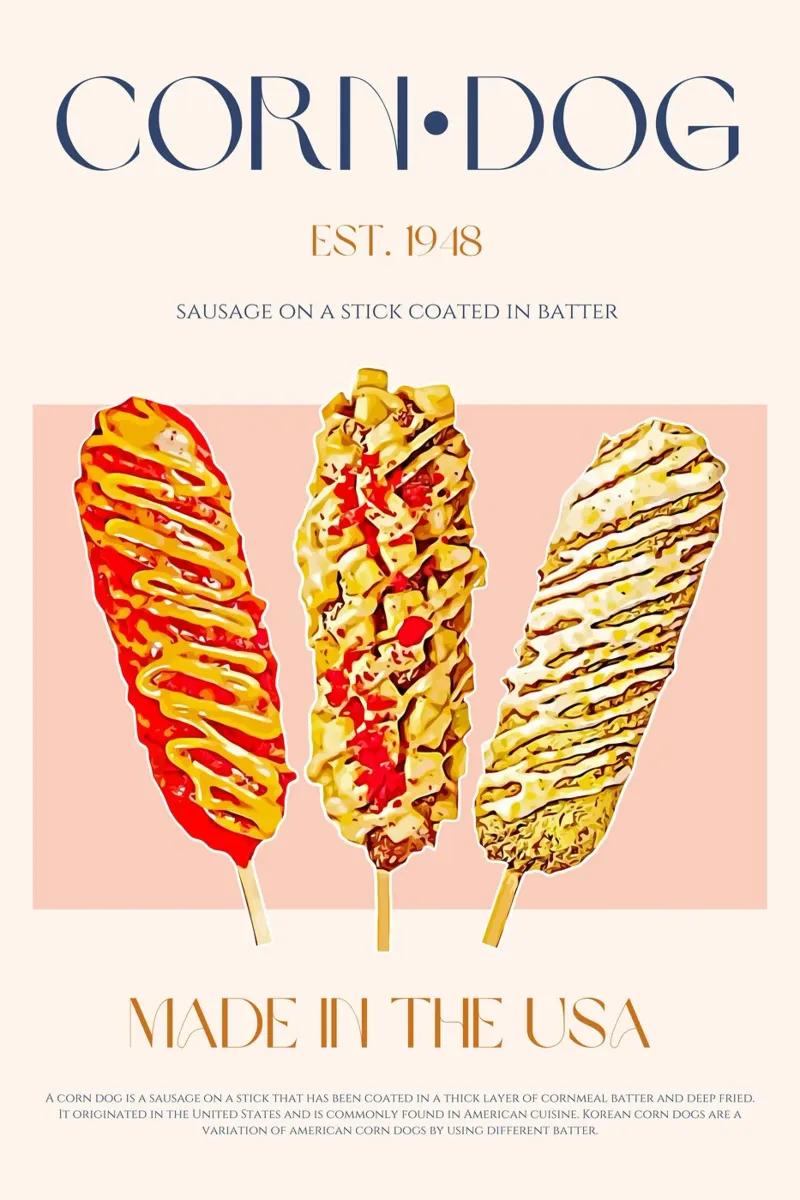 Corn Dog Print forex plate by KOKRPrints