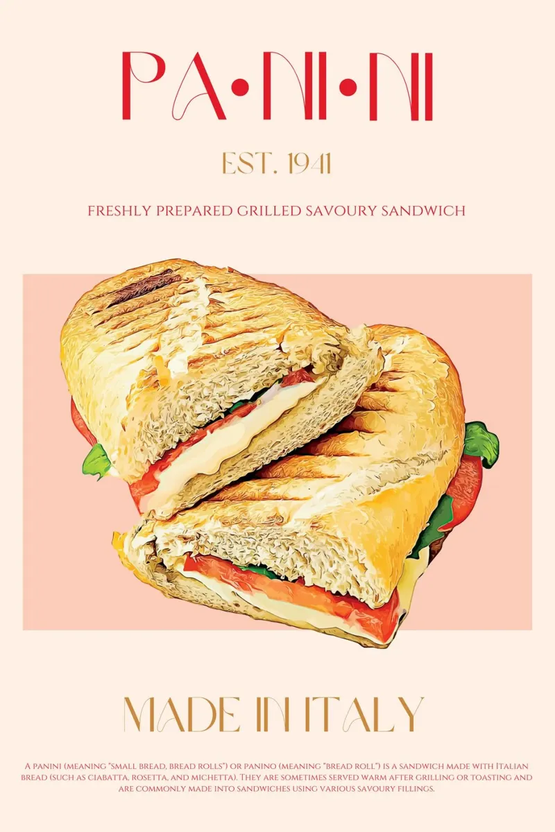 Panini Print poster by KOKRPrints