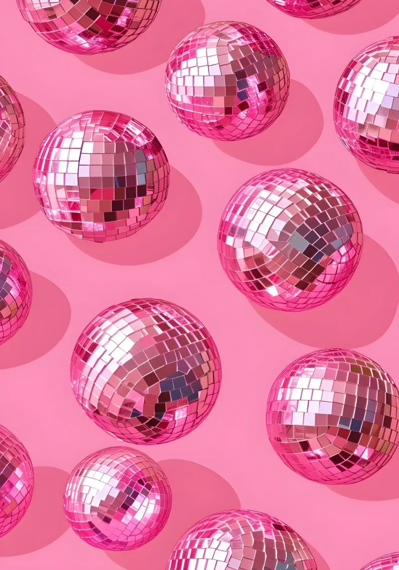 Disco Ball Delight - Retro Party Vibes canvas van homdeco