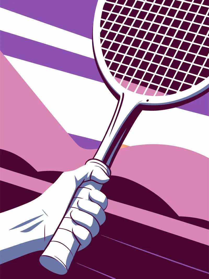 Racketgreep canvas van STORE PRESENCE