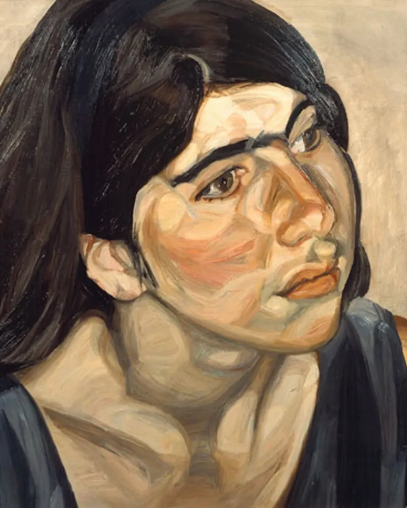 Annie, 1962 - Lucien Freud Acryl-Glas von julyebayprint