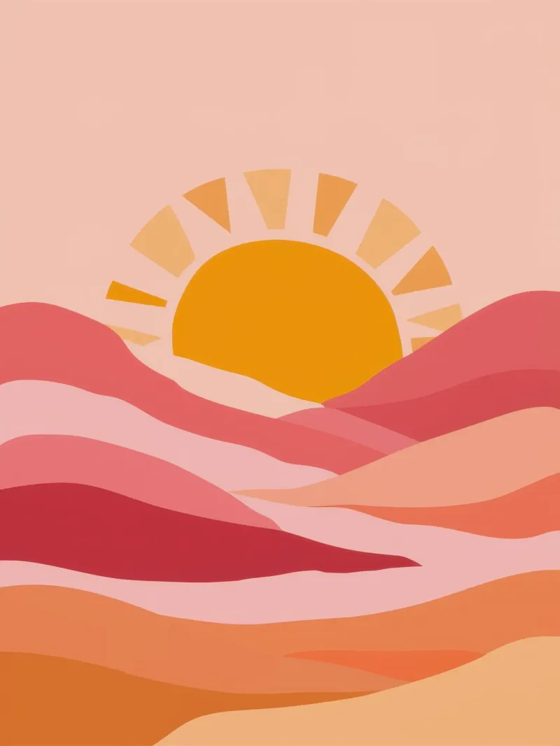 Desert Wave Sunrise forex plate by Giant Foxs