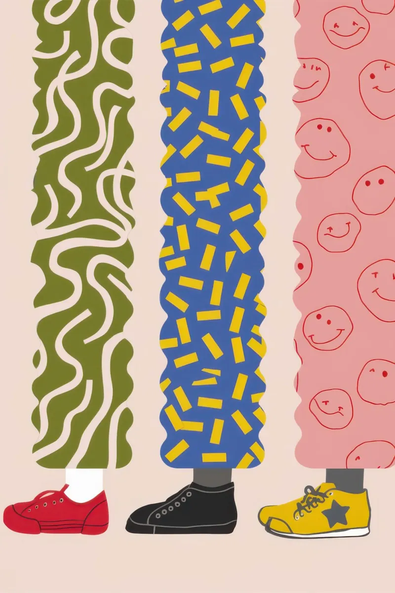 Playful Pattern Banners hahnemühle by Giant Foxs