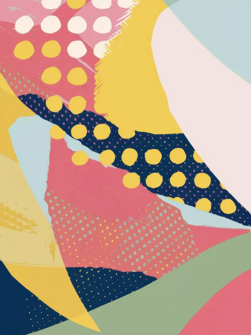Abstract Pattern Play canvas by Ink Pulse