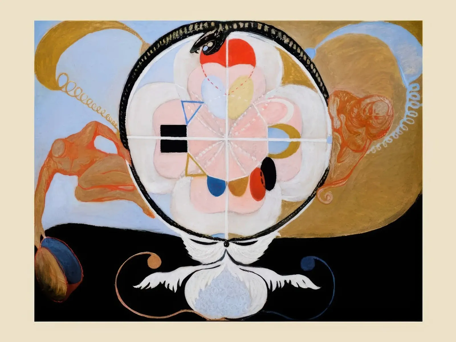 Evoluzione n. 13 di Hilma Af Klint pellicola backlit da jay romero