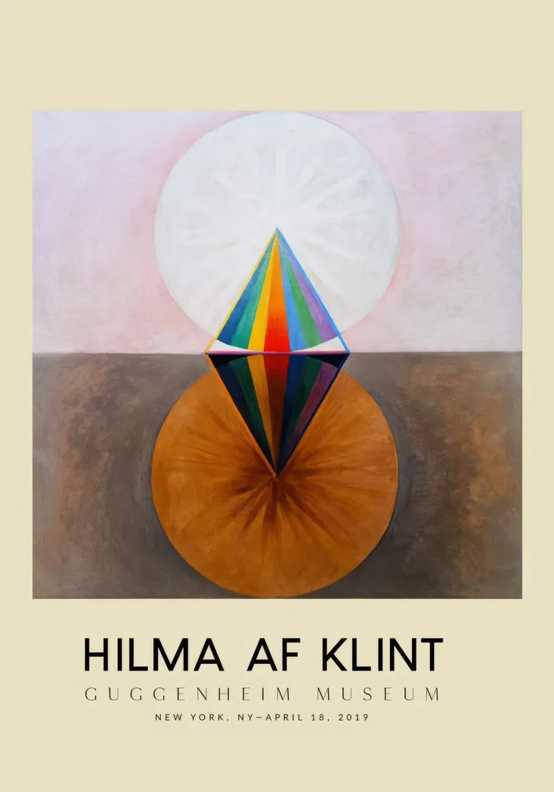 Hilma Af Klint Mostra Il cigno n. 12 plexiglass da jay romero